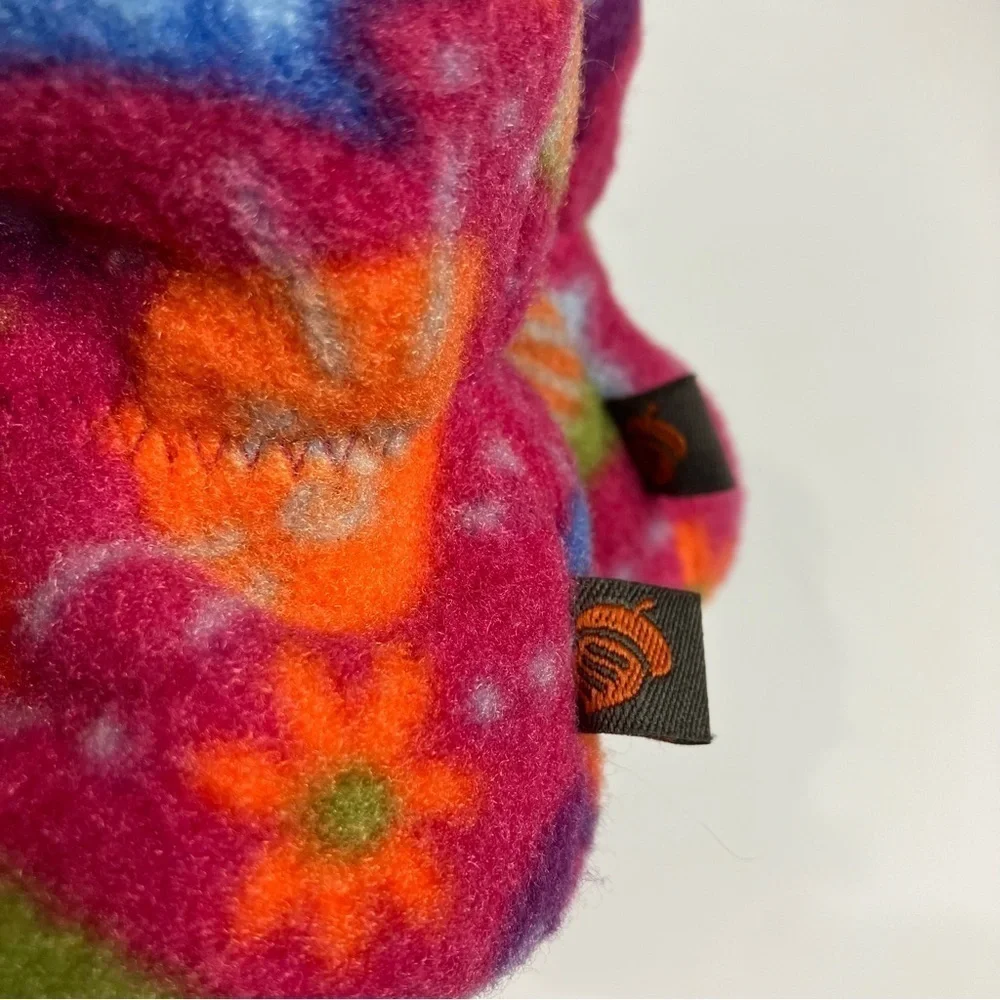 Acorn baby booties cat print size‎ 6-12 mo
